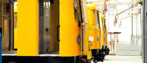 Die U-Bahn-Hauptwerkstatt der BVG in Berlin-Wedding (Symbolbild).