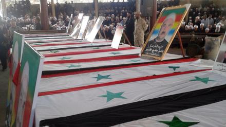 Trauerfeier nach den Anschlägen in Al-Suwaida: Das Morden des IS nimmt kein Ende. 