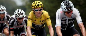 Geraint Thomas bleibt weiter souverän in Führung.