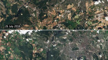 Umland von Berlin und Potsdam.