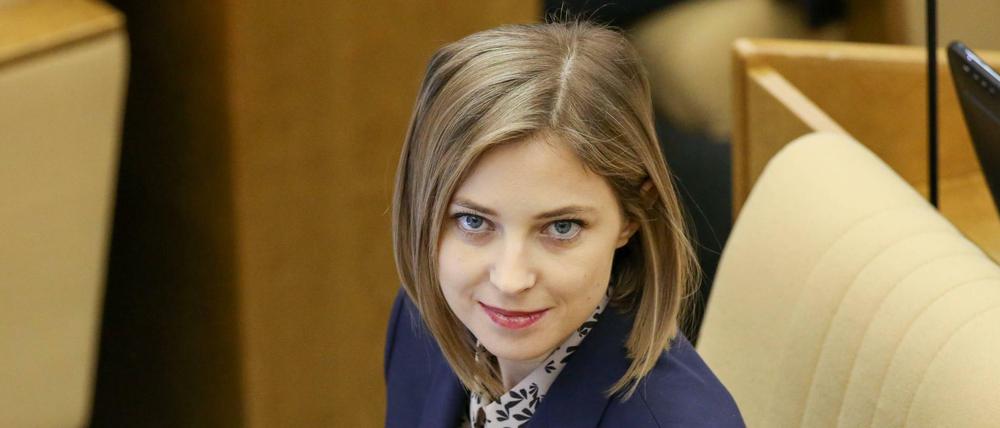 Natalja Poklonskaja soll die Fraktion der Putin-Partei in der Duma verlassen.