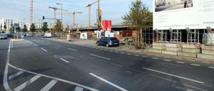 Baugebiet Europa-City in Berlin-Mitte an der Heidestraße in Mitte. 
