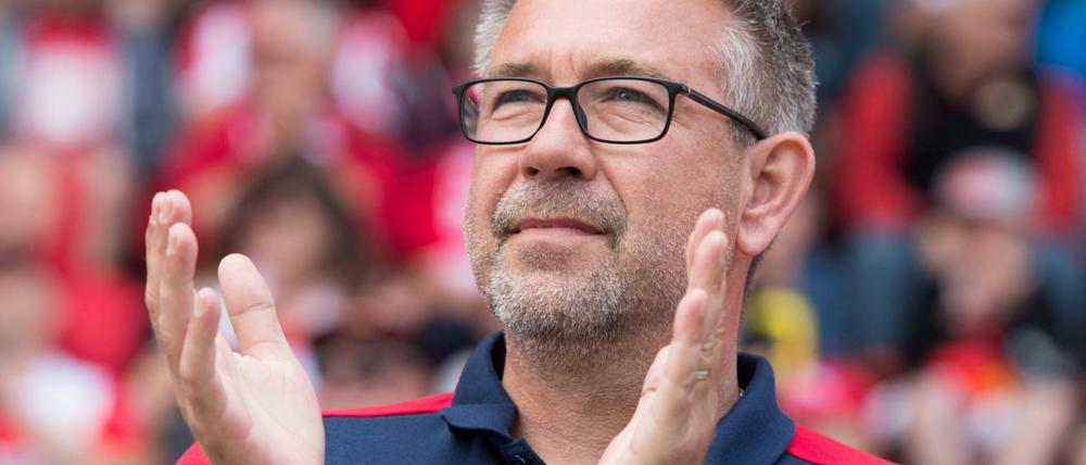 Unions Cheftrainer Urs Fischer darf sich bald über viele neue Gesichter freuen.