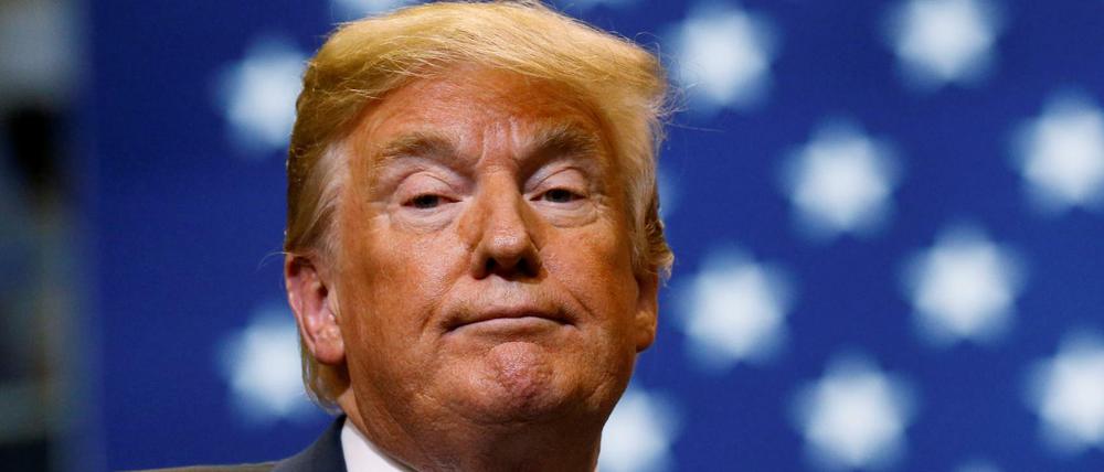 Fies. US-Präsident Trump ärgert sich darüber, dass die Medien immer nur schlecht über ihn berichten.