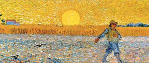 In Vincent van Goghs Gemälde "Sämann bei untergehender Sonne" von 1888 ist die Welt noch in Ordnung.