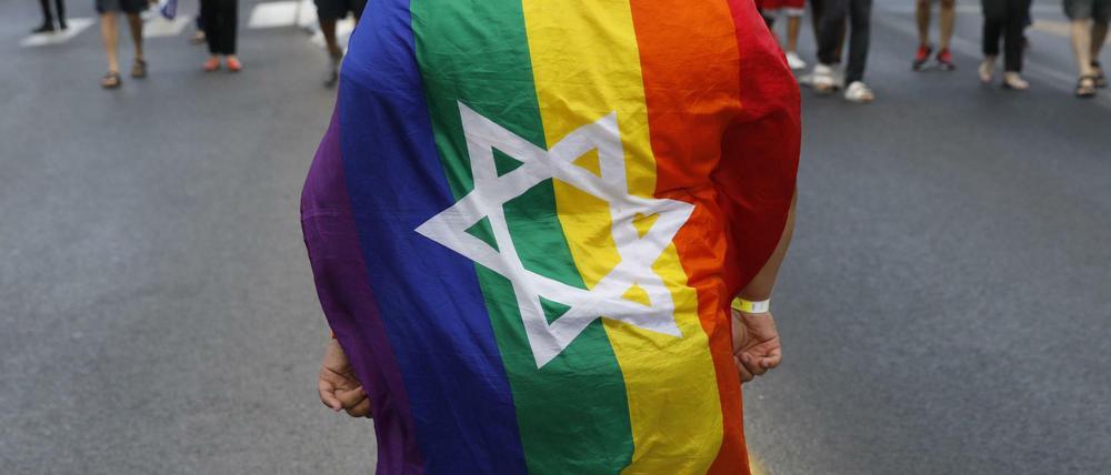 Teilnehmer der Gaypride am 2. August 2018 in Jerusalem.