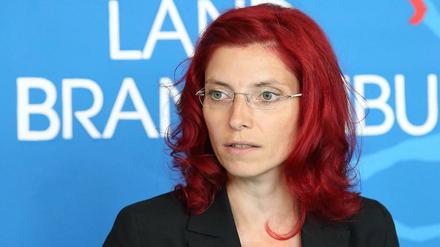Familienministerin Diana Golze (Die Linke) Ende Juni in Potsdam. 