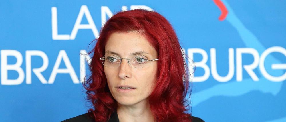 Familienministerin Diana Golze (Die Linke) Ende Juni in Potsdam. 