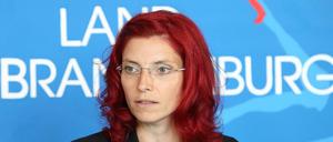 Familienministerin Diana Golze (Die Linke) Ende Juni in Potsdam. 