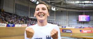 So sieht eine Siegerin aus: Lisa Brennauer nach ihrem Triumph.