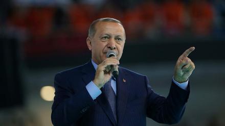 Der türkische Präsident Erdogan.