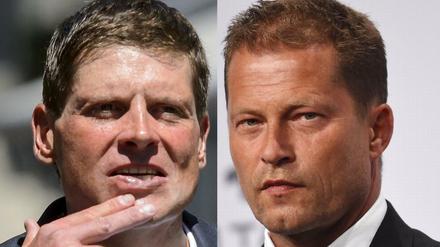 Unerfreuliche Begegnung: Jan Ullrich (links) und Til Schweiger.