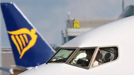 Ein Flugzeug des Billigflieger-Anbieters Ryanair.
