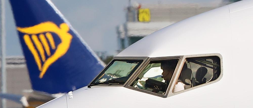 Ein Flugzeug des Billigflieger-Anbieters Ryanair.