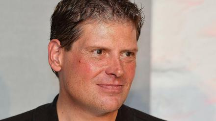 Jan Ullrich im Jahr 2016 bei einer Pressekonferenz in Köln.