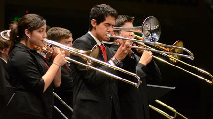 Mitglieder des National Youth Orchestra Jazz.