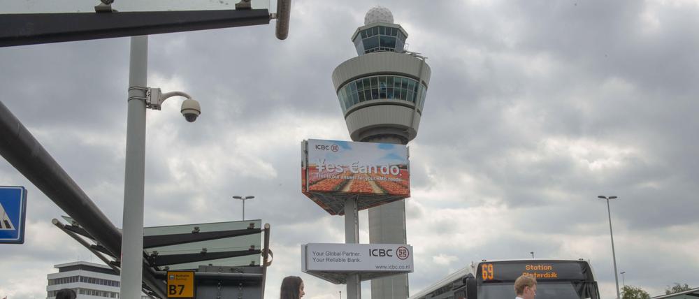 Der Ort der Festnahme: der Flughafen Amsterdam.