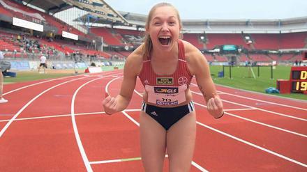 Erfolgsverrückt. Gina Lückenkemper ist eine heiße Kandidatin auf eine Medaille im Sprint.