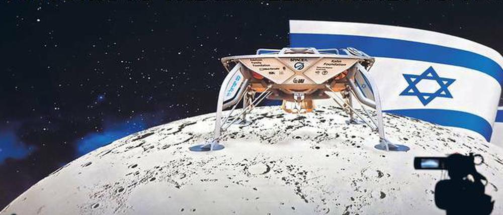 Spatz auf dem Mond. Die Sonde „Sparrow“ ist klein und kann nicht viel. Aber sie kann Israel zur vierten Mondnation machen.