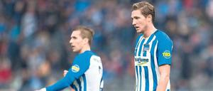 Kann spielen und ansagen. Niklas Stark (r.) bildet mit Karim Rekik eine vielversprechende Innenverteidigung bei Hertha.