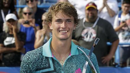 Die nächste Trophäe. Alexander Zverev dominierte in Washington.
