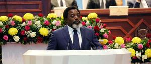 Seit 17 Jahren im Amt: Joseph Kabila, Präsident des Kongo, hier im Juli vor der Nationalversammlung.