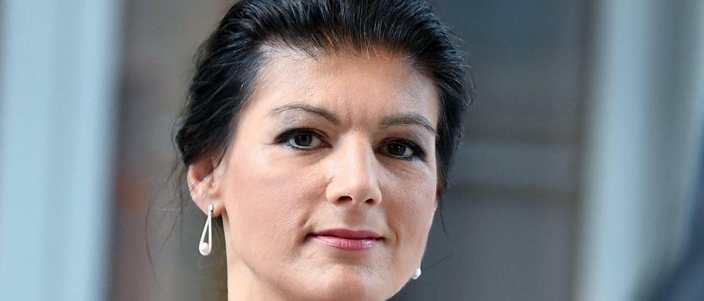 Sahra Wagenknecht, Fraktionsvorsitzende der Partei Die Linke.