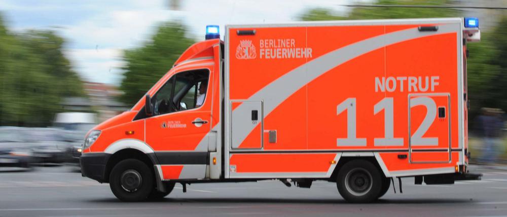 Rettungswagen der Berliner Feuerwehr.
