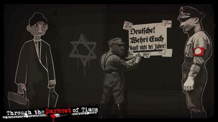 Im Strategie-Spiel "Through the Darkest of Times" kämpft der Spieler als Mitglied des Widerstands gegen Nazis. Dennoch durften in dem Spiel bislang keine Hakenkreuze gezeigt werden. 