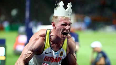 Zehnkämpfer Arthur Abele gewann bei der Leichtathletik-EM in Berlin die Goldmedaille und sicherte damit der ARD-Übertragung den Tagessieg. 