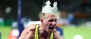 Zehnkämpfer Arthur Abele gewann bei der Leichtathletik-EM in Berlin die Goldmedaille und sicherte damit der ARD-Übertragung den Tagessieg.