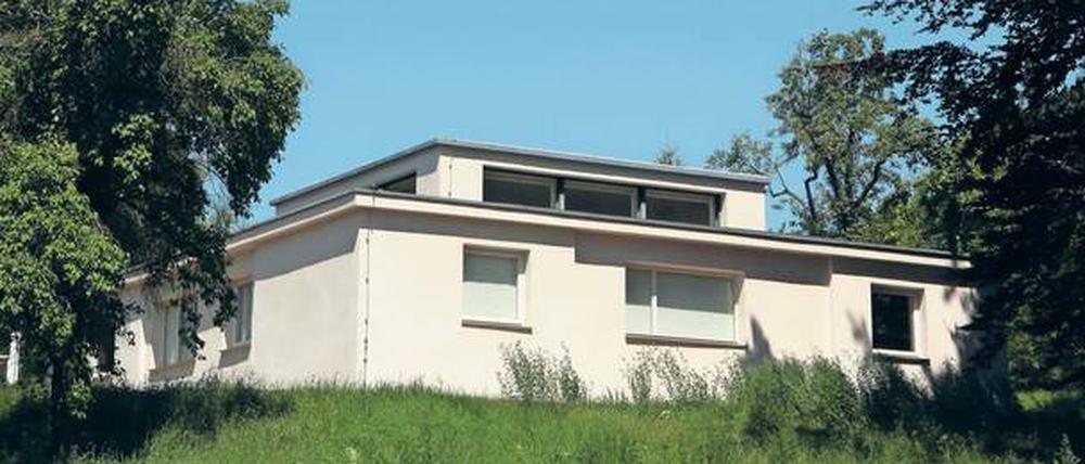 Sakrale Kaffeemühle. Das Haus am Horn wird derzeit saniert und fürs Bauhaus-Jubiläum schön gemacht.