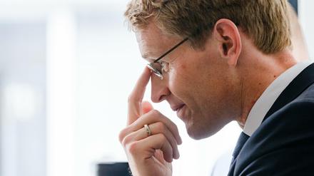 Daniel Günther (CDU), Miniserpräsident Schleswig-Holsteins, in Lübeck.