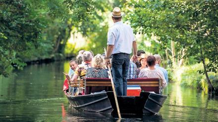Auf Ausflügler aus Berlin wirkt der Spreewald derzeit wie eine Oase.