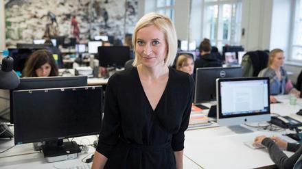 Laura Himmelreich wir Chefin aller drei deutschsprachigen Vice-Redaktionen.