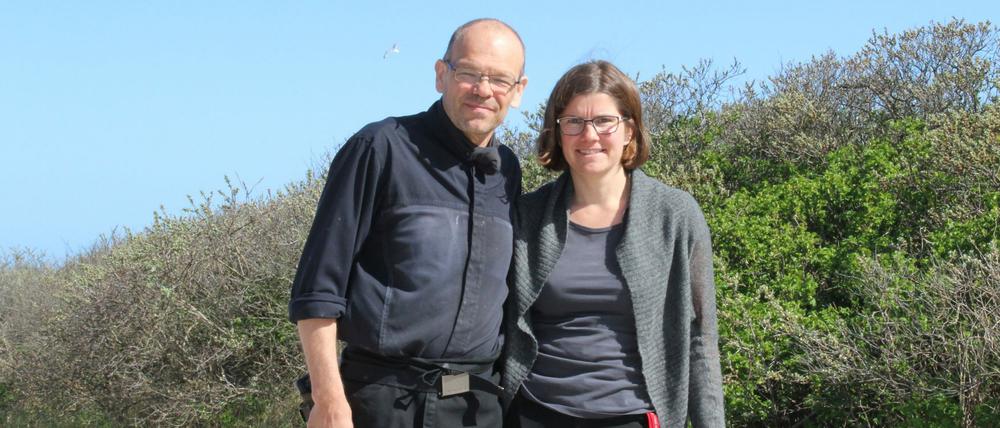 Maike und Michael Recktenwald aus Langeoog verklagen die EU auf mehr Klimaschutz.