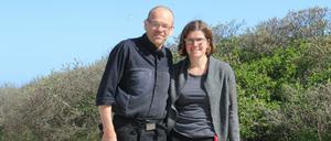 Maike und Michael Recktenwald aus Langeoog verklagen die EU auf mehr Klimaschutz.