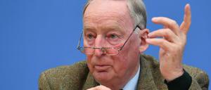 Alexander Gauland, Bundesvorsitzender der AfD. 