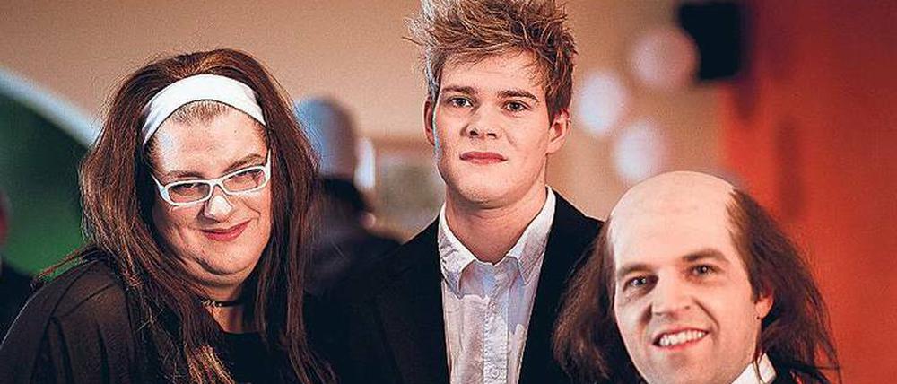Daniel Gatzke, Joey’s Jungle und Lars Fricke (v.l.n.r.) spielen die Hauptfiguren.