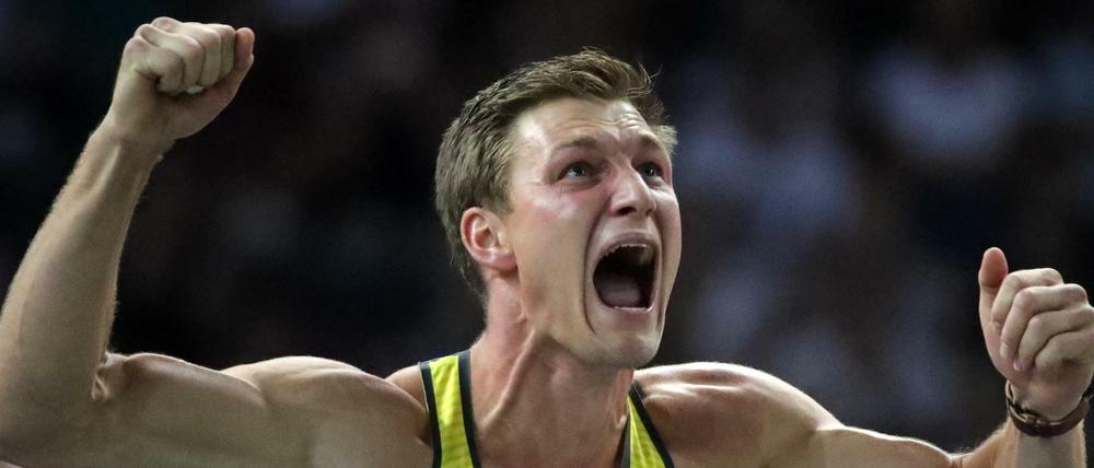 Jubelschrei. Thomas Röhler freut sich über EM-Gold.