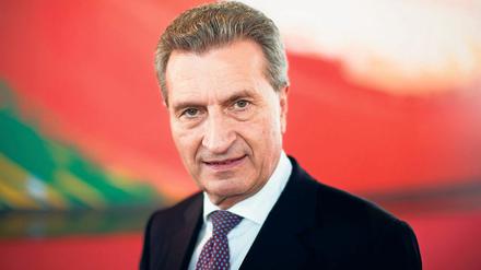 EU-Kommissar Günther Oettinger. 