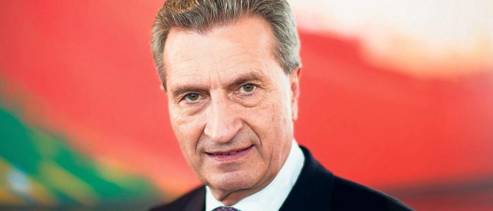 EU-Kommissar Günther Oettinger. 