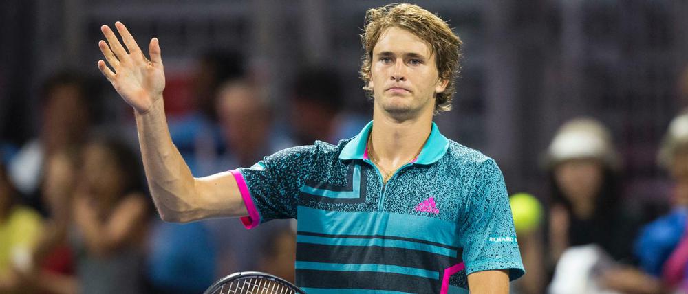 Danke, bis zum nächsten Mal: Es läuft fut für Titelverteidiger Alexander Zverev in Toronto.