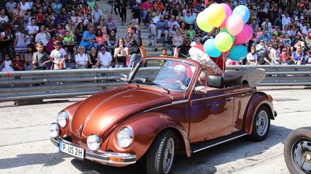 Publikumsliebling: Das Sandmännchen feiert mit beim 25. Jubiläum des Filmparks Babelsberg.