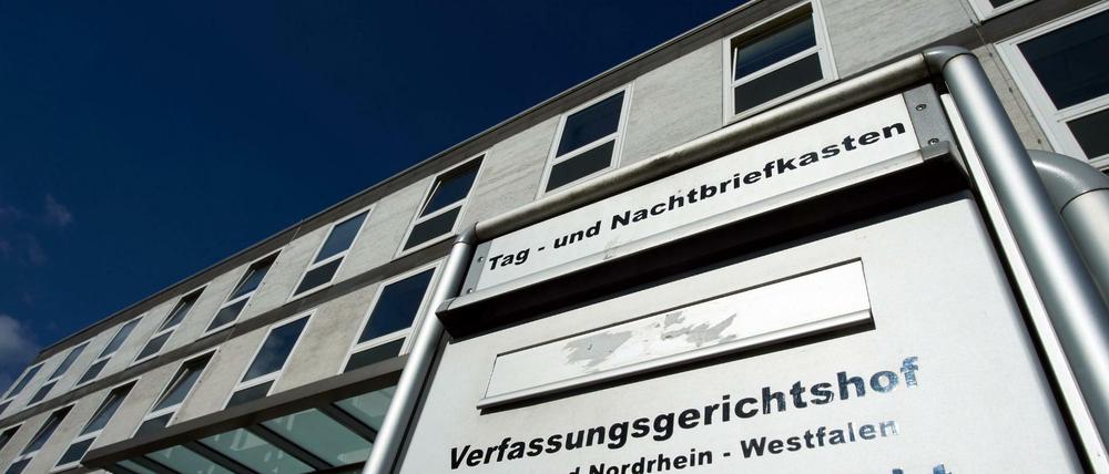 Das Gebäude des nordrhein-westfälischen Oberverwaltungsgerichts und Verfassungsgerichtshofes