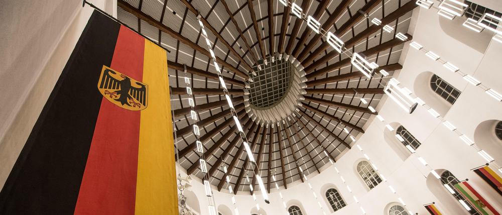 Einbürgerungsfeier in der Paulskirche in Frankfurt.