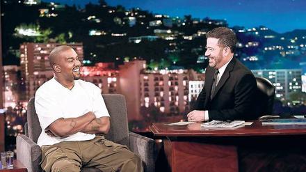 Agent Provocateur Kanye West erklärt sich in der Talkshow von Jimmy Kimmel.