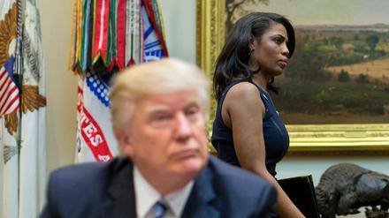 Bild aus der Vergangenheit. Omarosa Manigault Newman bekam nach der Wahl einen hohen Posten im Weißen Haus. Ende 2017 verlor sie ihn wieder.
