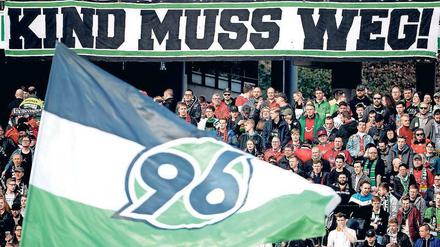 Gegner. Hannovers Fans und Präsident Martin Kind können sich einfach nicht anfreunden.