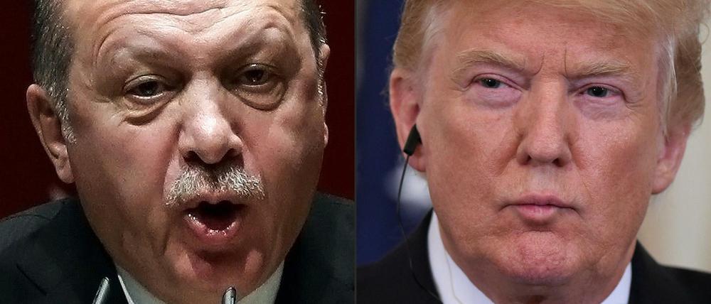 Zwei, die sich nicht verstehen: der türkische Präsident Erdogan und sein US-Amtskollege Trump.